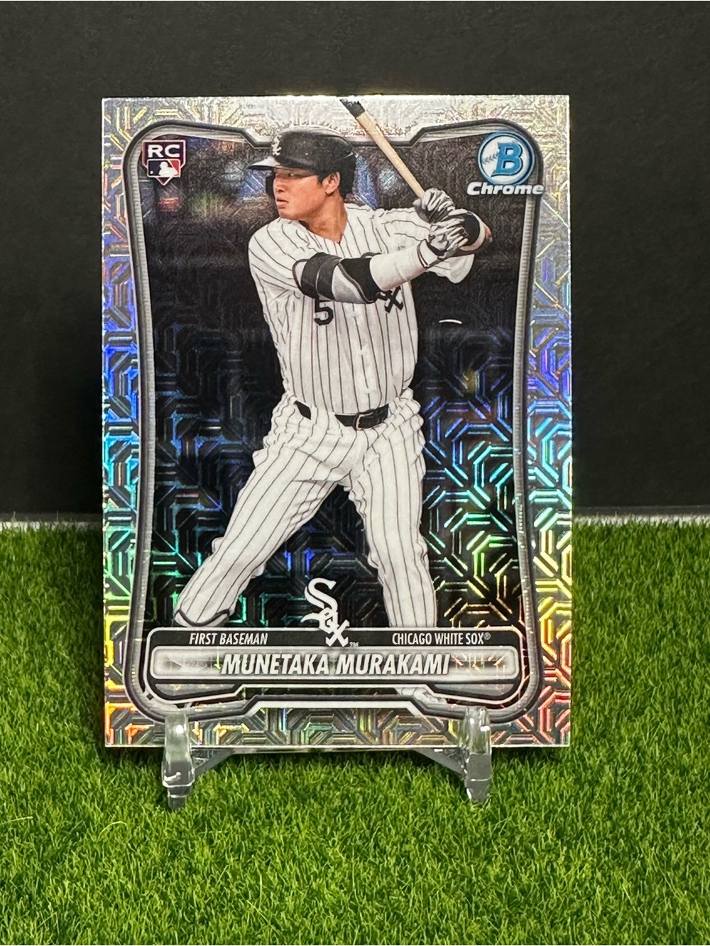 2026 Bowman Chrome Mojo Refractor White Sox Munetaka Murakami Rookie Card